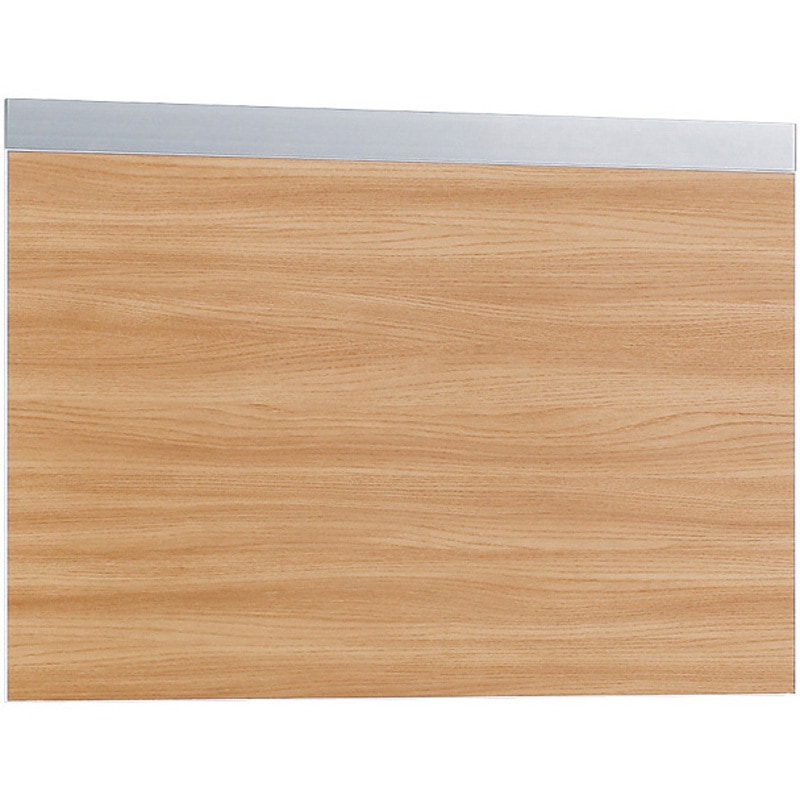 153382 アルモード 掲示ボード 695 シルバー/ボード木目ナチュラル 屋内用 695C-NA 1台 ベルク 【通販モノタロウ】