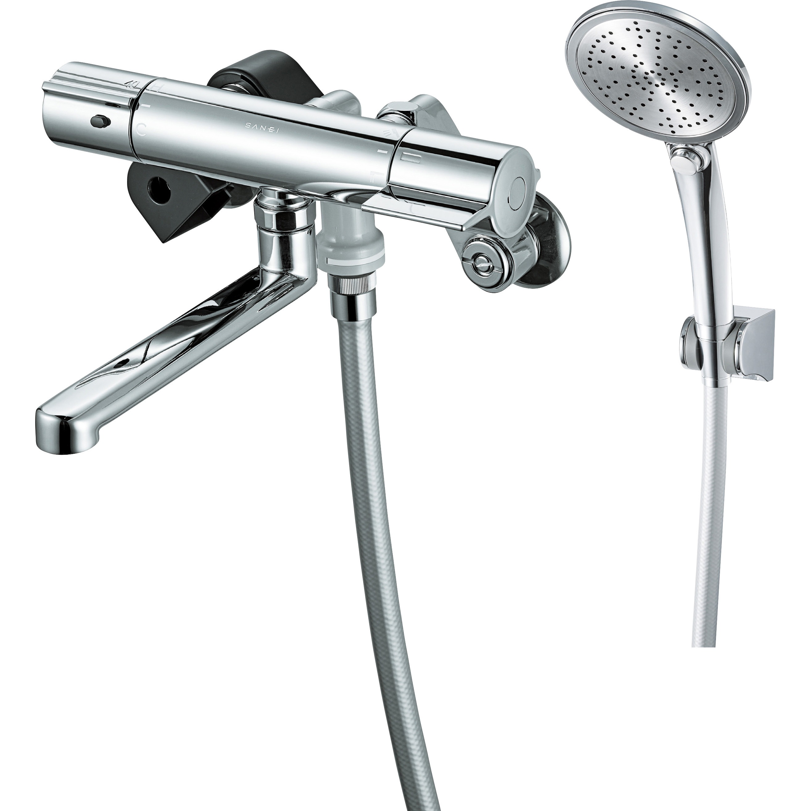 SK18CT5K サーモシャワー混合栓 SANEI(旧:三栄水栓製作所) 吐水口長さ170mmパイプ長170mm  SK18CT5K 31,837円