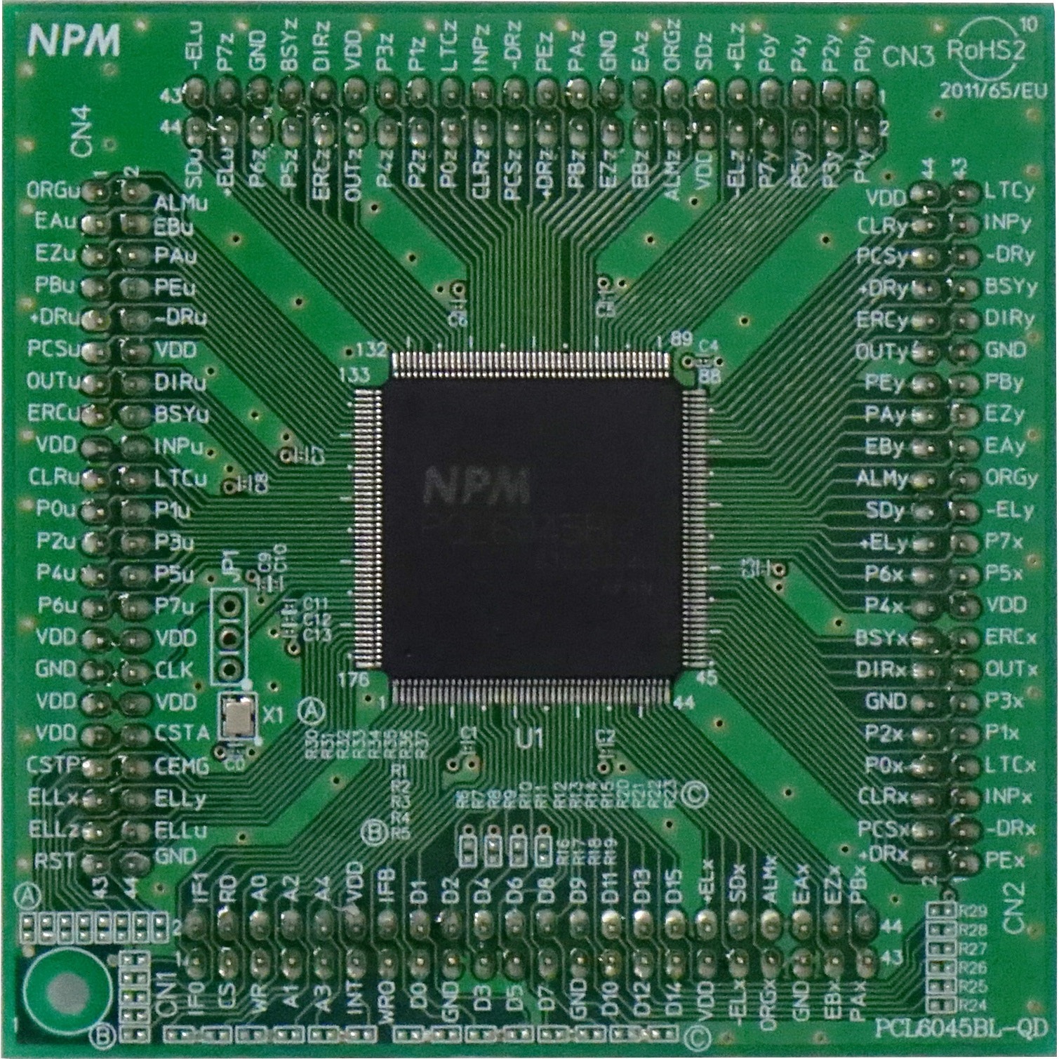 PCL6045BL-QD パルスコントロールLSI評価用ピッチ変換ボード(PCL6045BL) 1個 日本パルスモーター 【通販モノタロウ】 15,513円