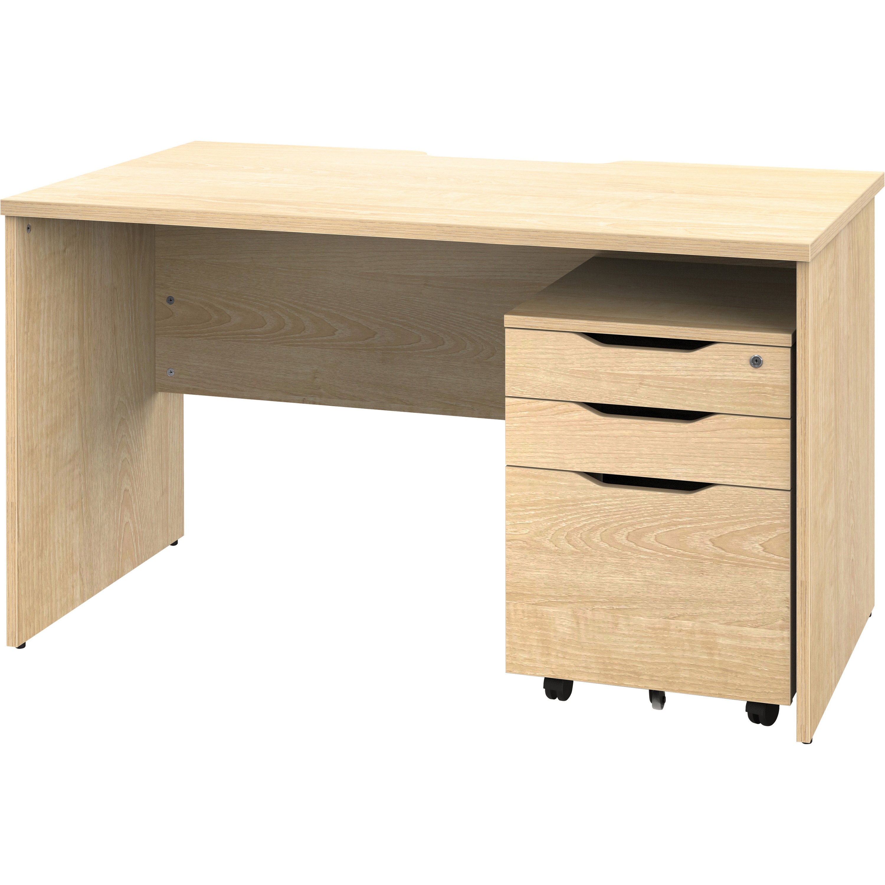 RFPD-1270NA-WL プラン 木製デスク アール・エフ・ヤマカワ 高さ720mm幅1200mm奥行700mm