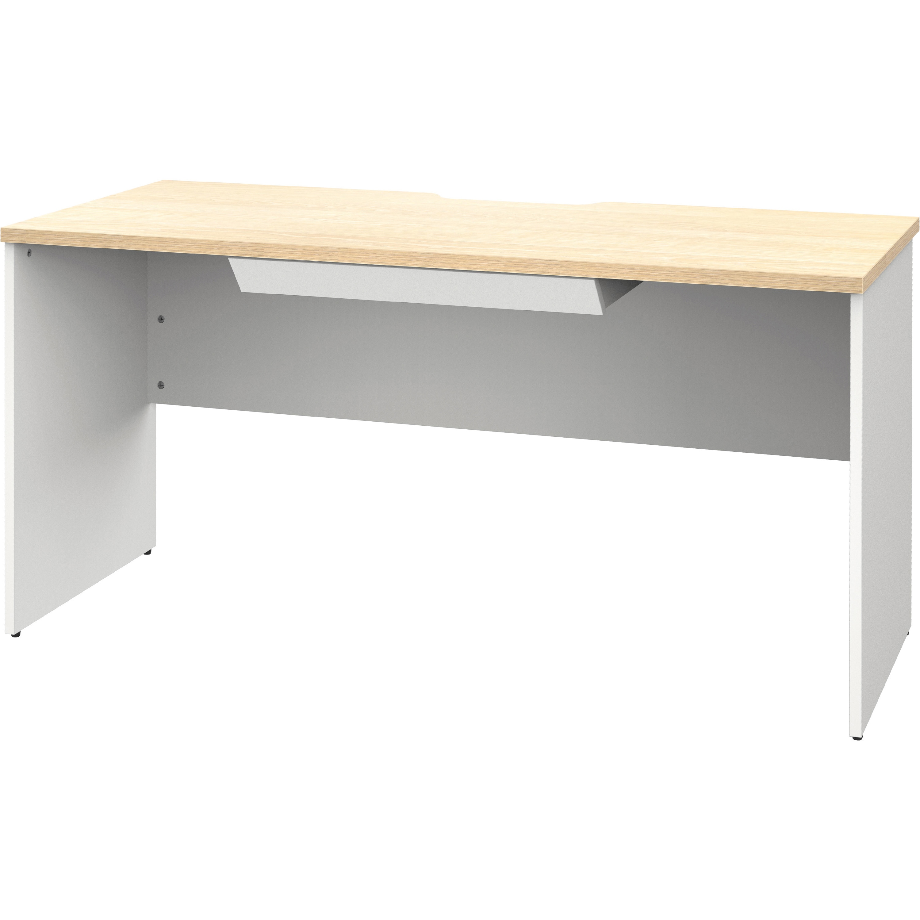 RFPD-1460NA-WL-DR プラン 木製デスク 引出し付き アール・エフ・ヤマカワ 高さ720mm幅1400mm奥行600mm