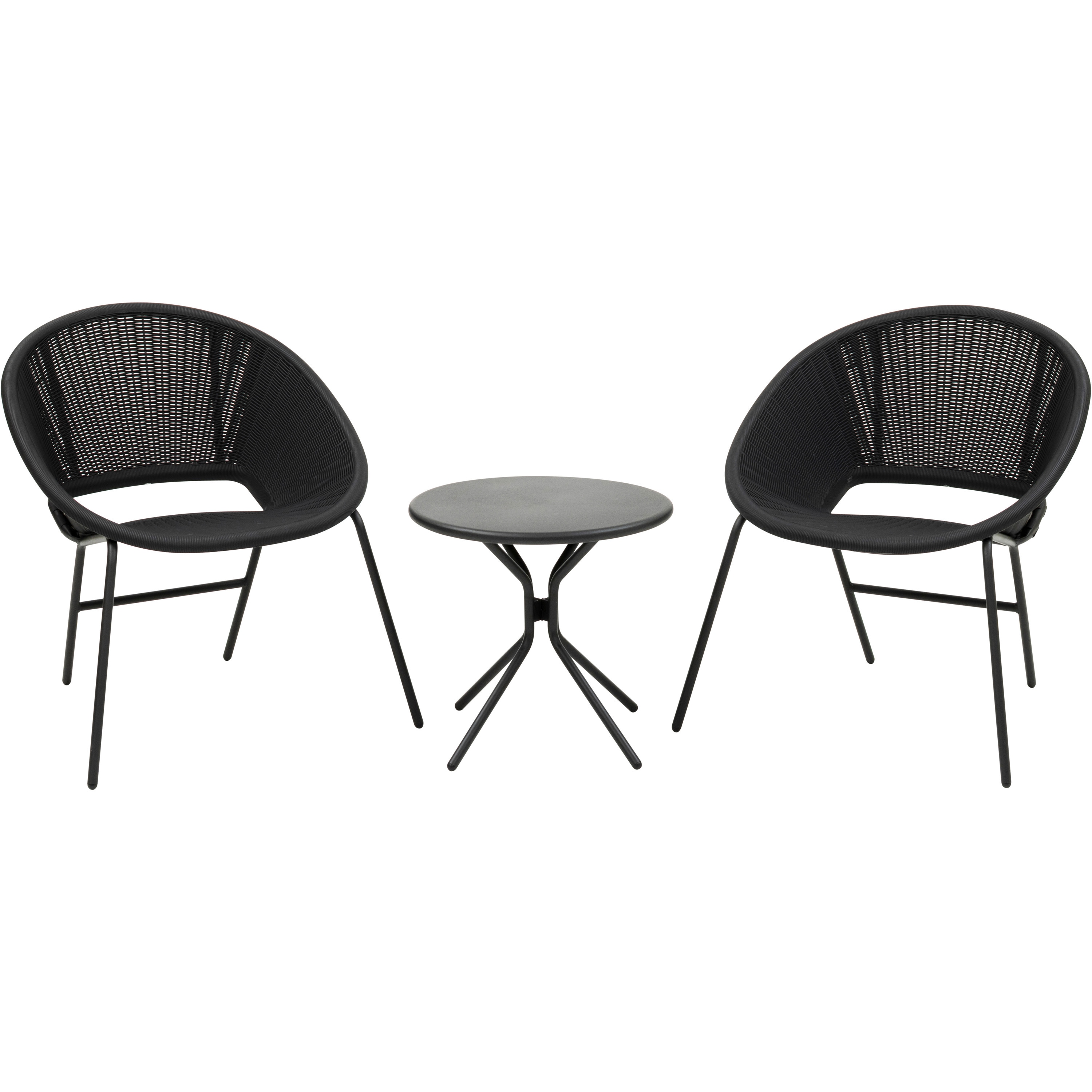 SM FRANCE テラステーブル MPF-03SCG Enza テラステーブル&チェアー3点セット 1セット