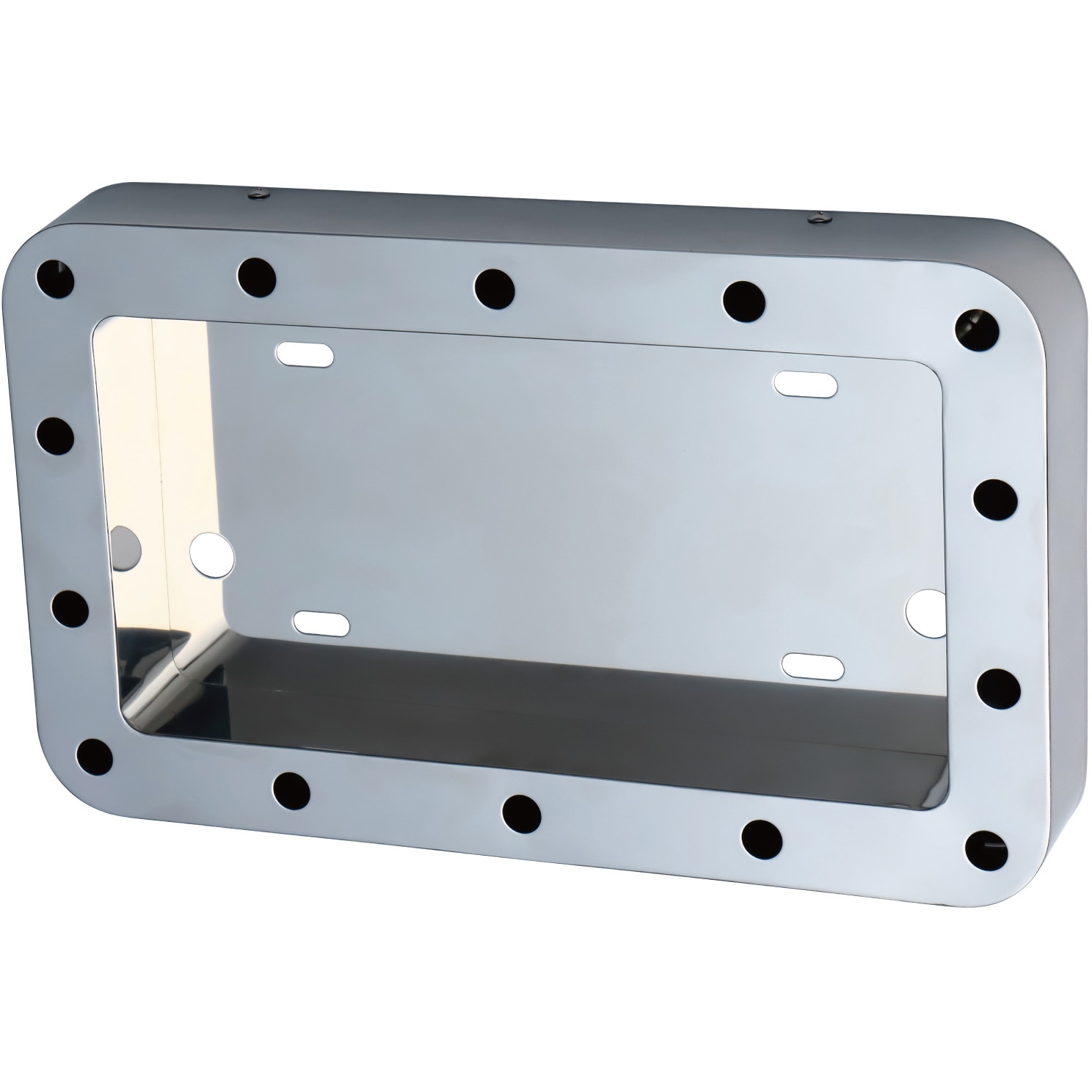 パイロットランプ取付け穴付ナンバープレート枠 JET INOUE(ジェット