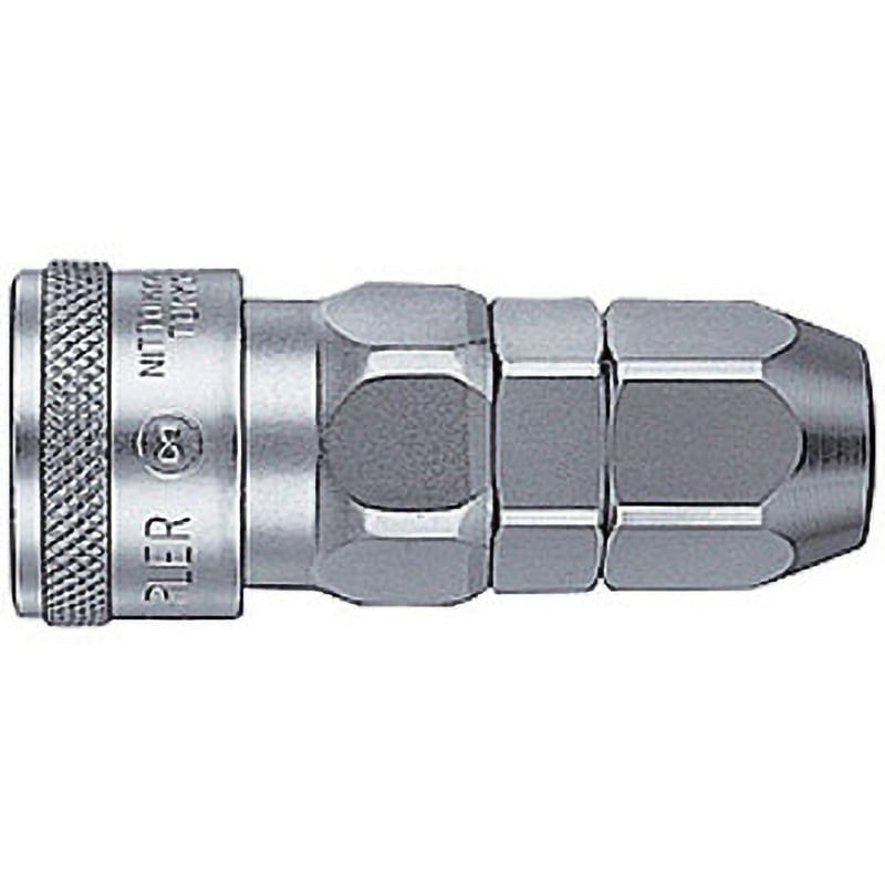 65SN STEEL NBR ナットカプラ(ウレタンホース取付用ソケット) 1個 日