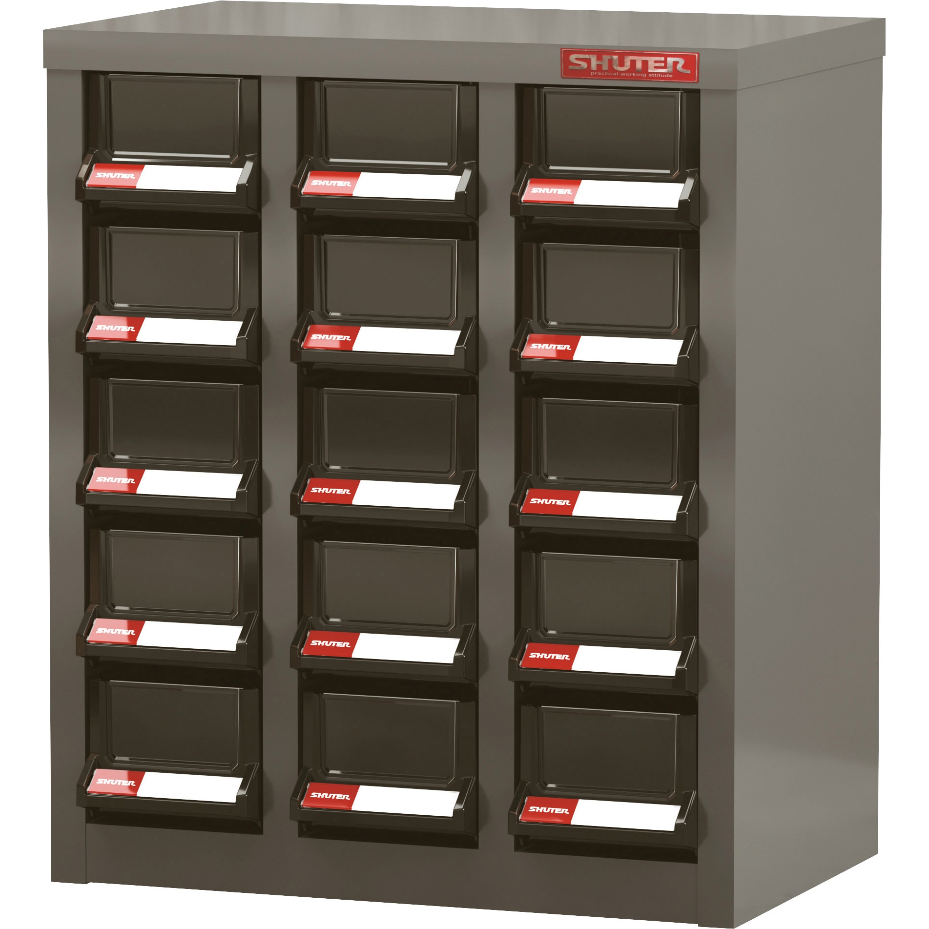 パーツキャビネット(引出し色ブラック) SHUTER パーツケース 【通販