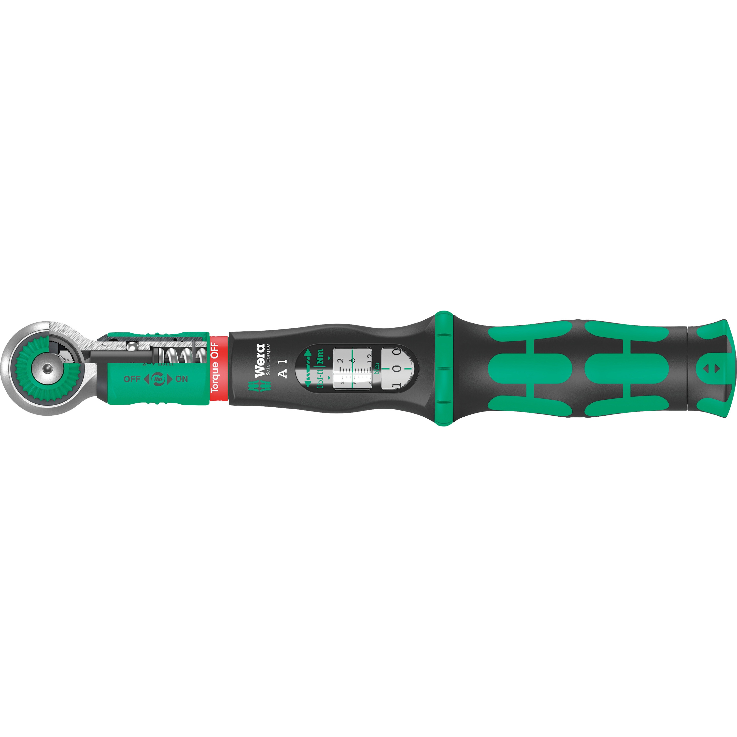 343971 空転式トルクレンチ(プリセット型) Wera トルク調整範囲2-12N