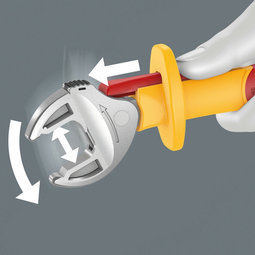 20153 6004 絶縁自動調整式モンキーラチェットスパナ Wera 特殊