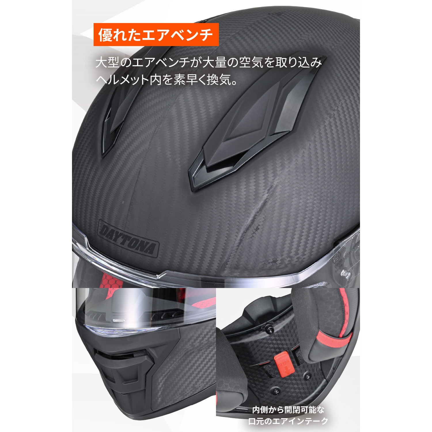 65537 DN-011RC スポーツカーボン DAYTONA(デイトナ) フラットブラック