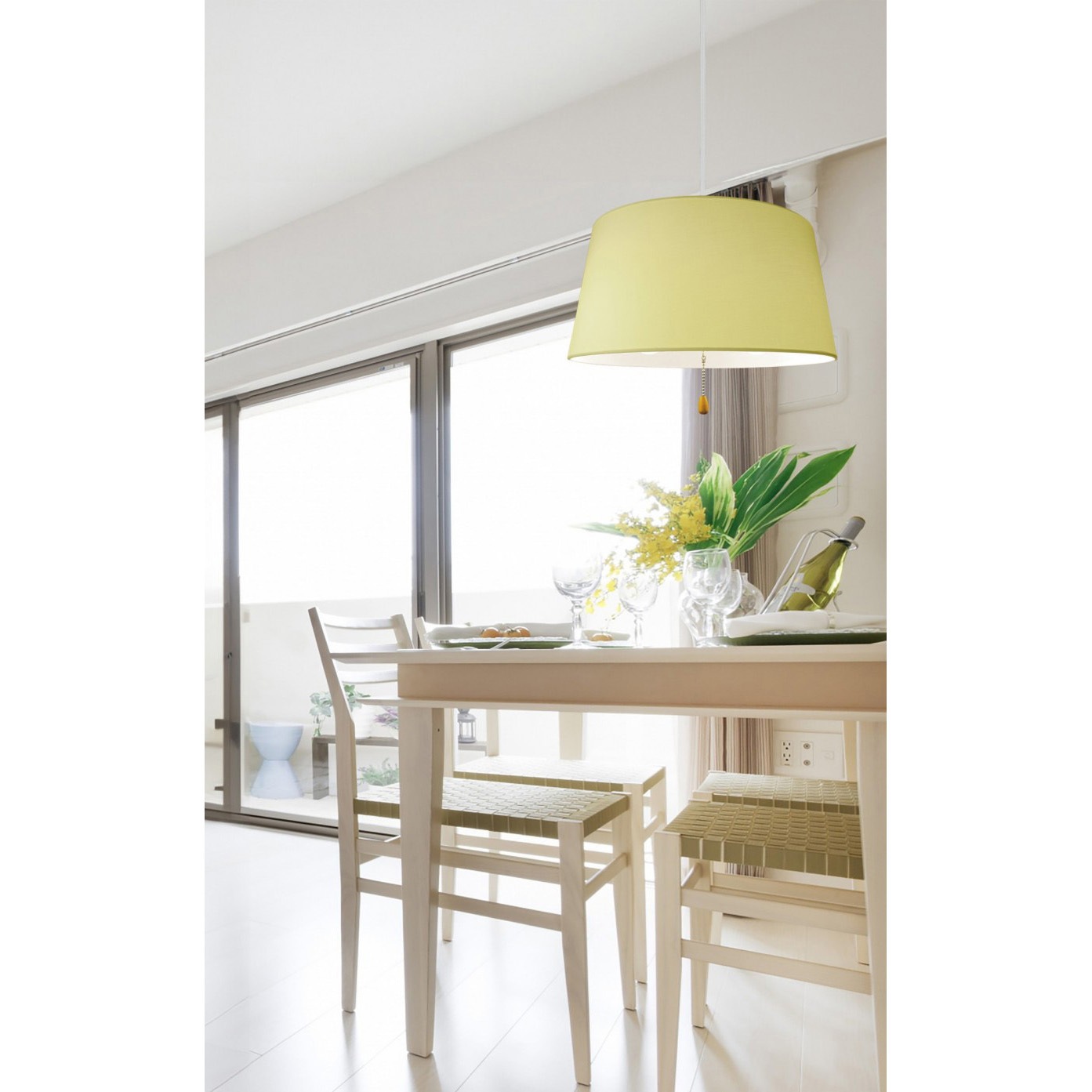 GL2035PLC Vacherin 2灯ペンダントライト ファブリックセード タキズミ