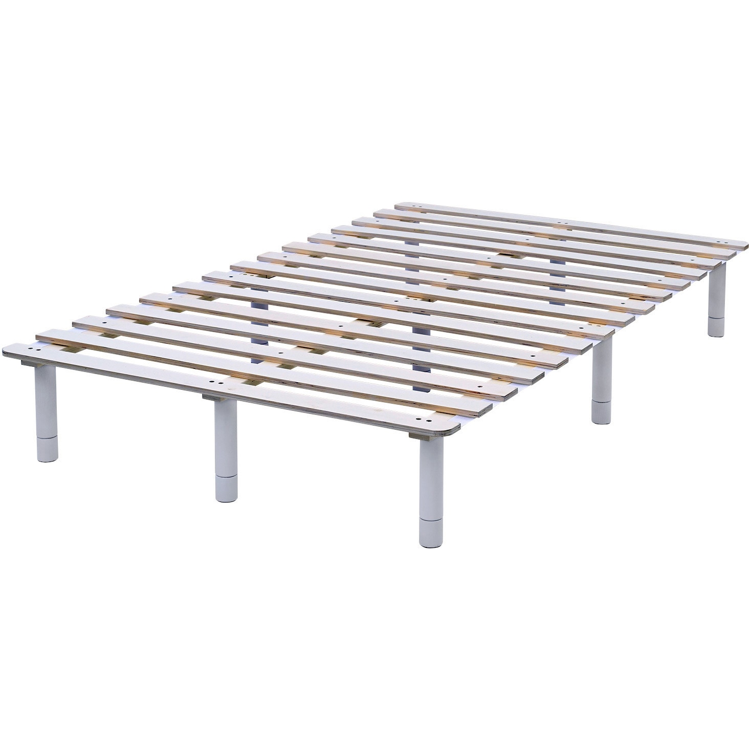 PSB-14195(WW) 高さが変えられる 脚付き すのこマット YAMAZEN(山善