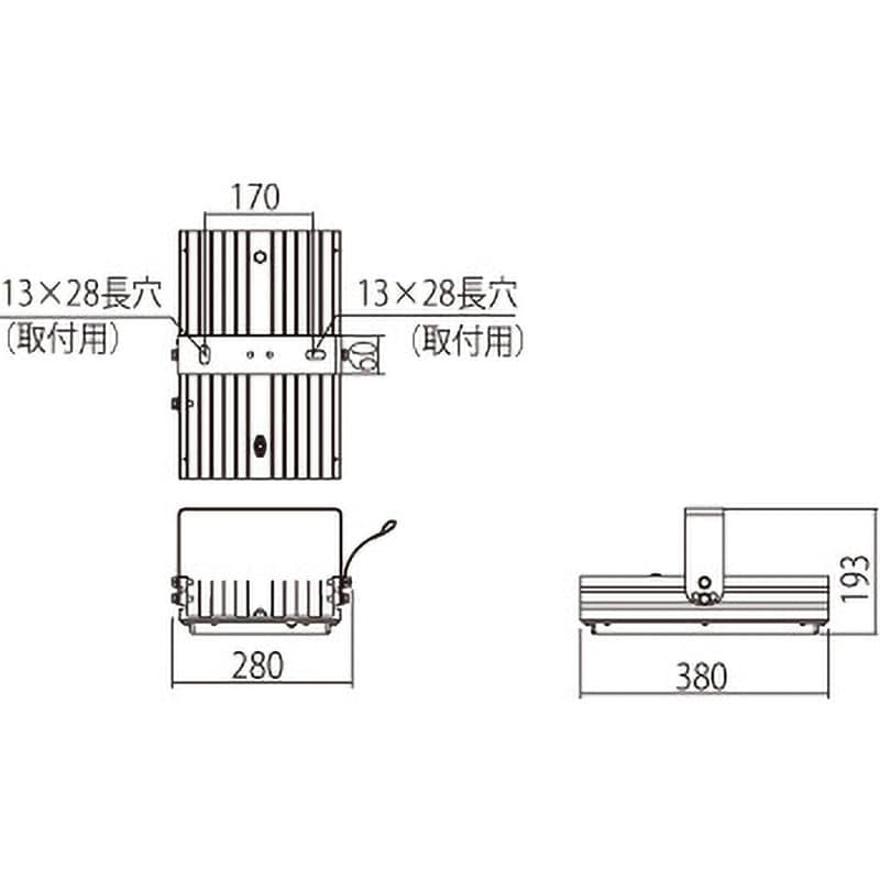 XYM2043LE2 高温用天井直付型LED 高天井用照明器具 パナソニック(Panasonic) 5000K 消費電力199W 1台  XYM2043LE2 - 【通販モノタロウ】