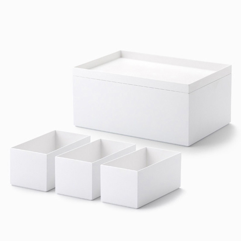 TDS-02 タイディアップボックス(セット) ライクイット ホワイト色   TDS-02