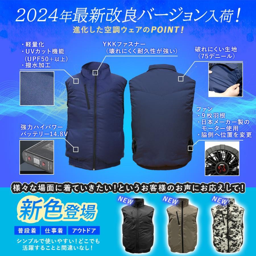 aut-031-gr-l 空調ウェア 1着 ベスト・アンサー 【通販モノタロウ】