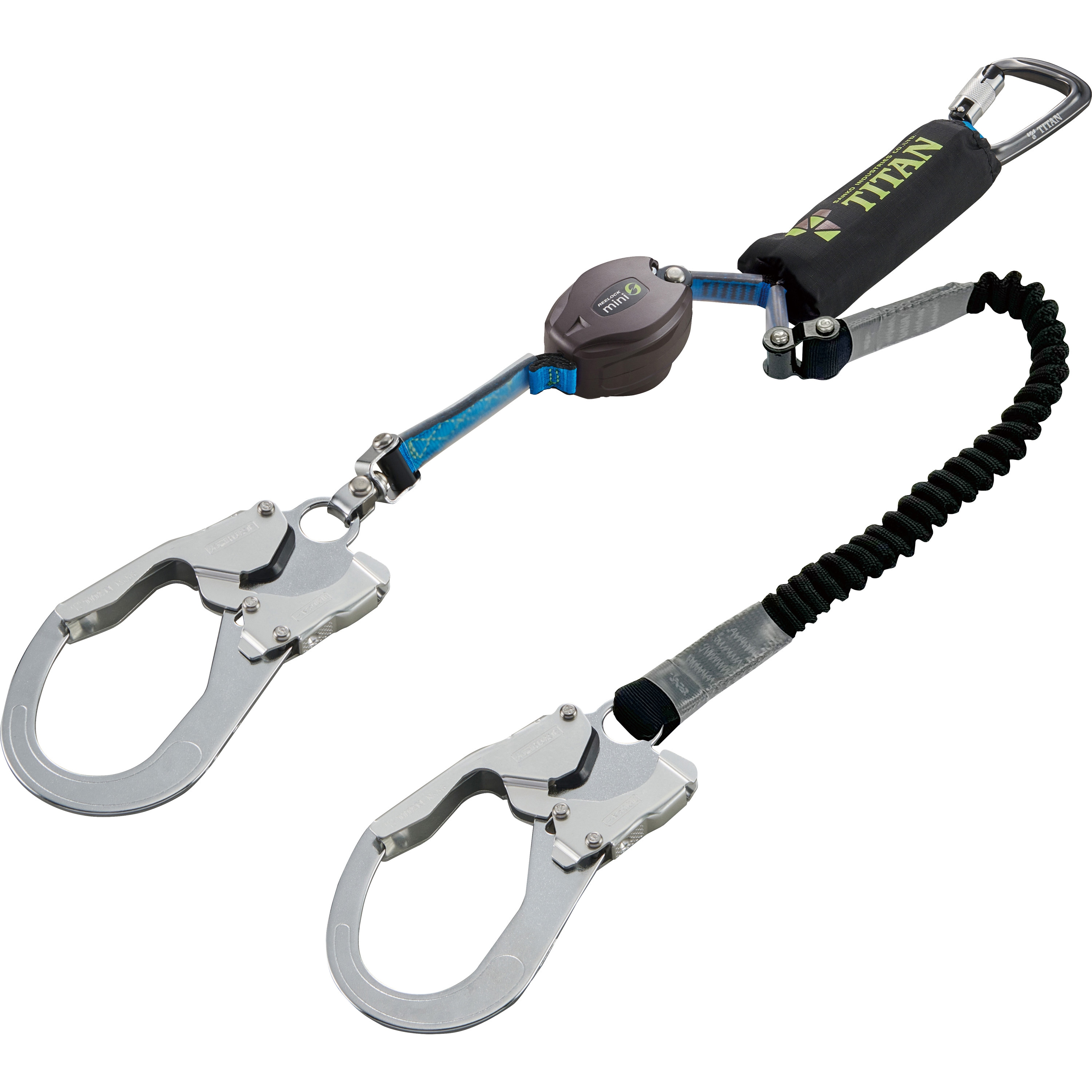 HL-HSZW-1.3-130 リーロックmini フルハーネス/胴ベルト兼用巻取式