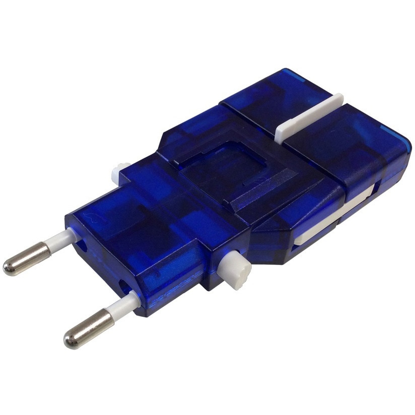 NTI-13 海外用変換プラグ ブルー カシムラ A/B/C/O/SEタイプ NTI-13