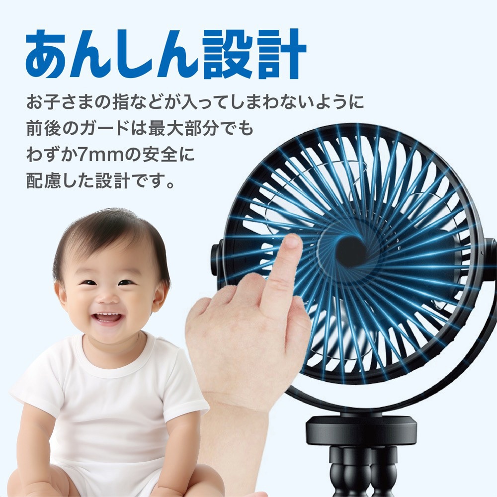 青い4枚羽根ダイヤル式扇風機 青い4枚羽根ダイヤル式扇風機