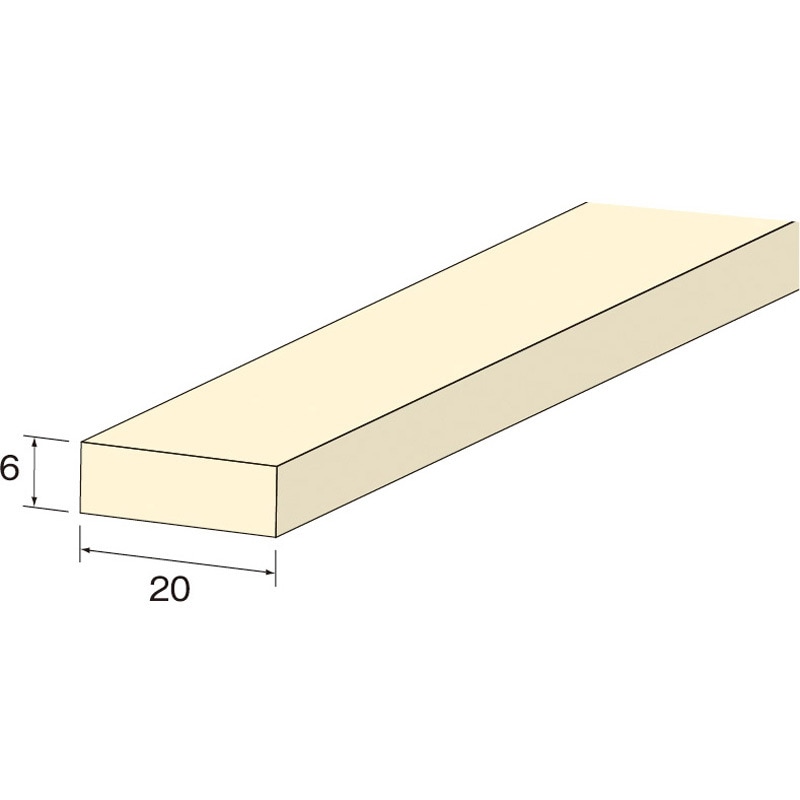 RD3913 フェルトスティック ソフト ミニモ 厚さ6mm 1パック(5個) RD3913