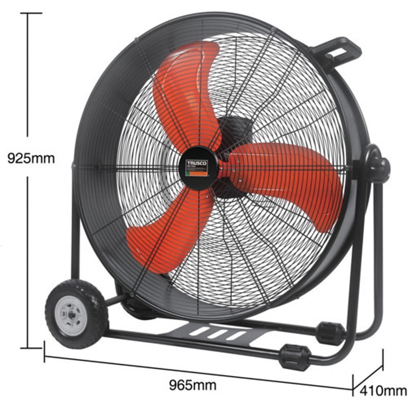DF-75 全閉式DCモーター工場扇 ジェネラルファン・ビッグ 1台 TRUSCO