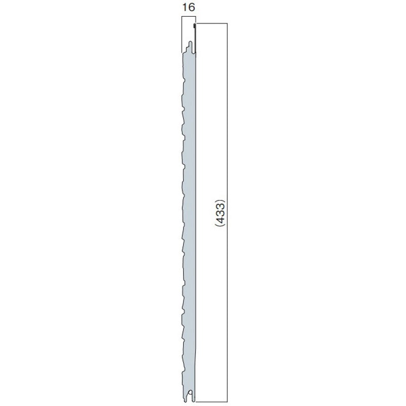 金属サイディングはる一番 斜石柄 アッシュグレー色 長さ3030mm厚さ16mm 1セット(2枚) MF3A7BC1