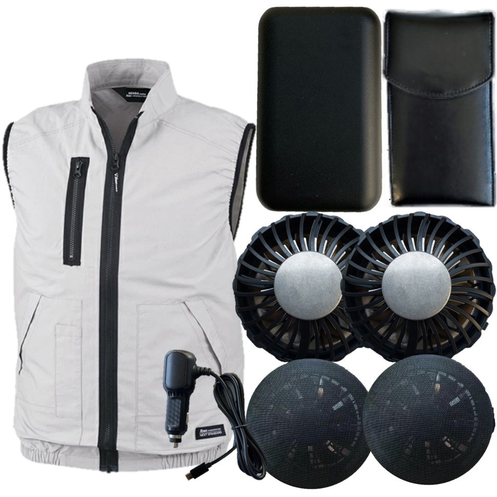 空調服用ペルチェ一体型ファン&バッテリー 空調服用 ペルチェ ファン 一体型（28V専用 ペルチェファン