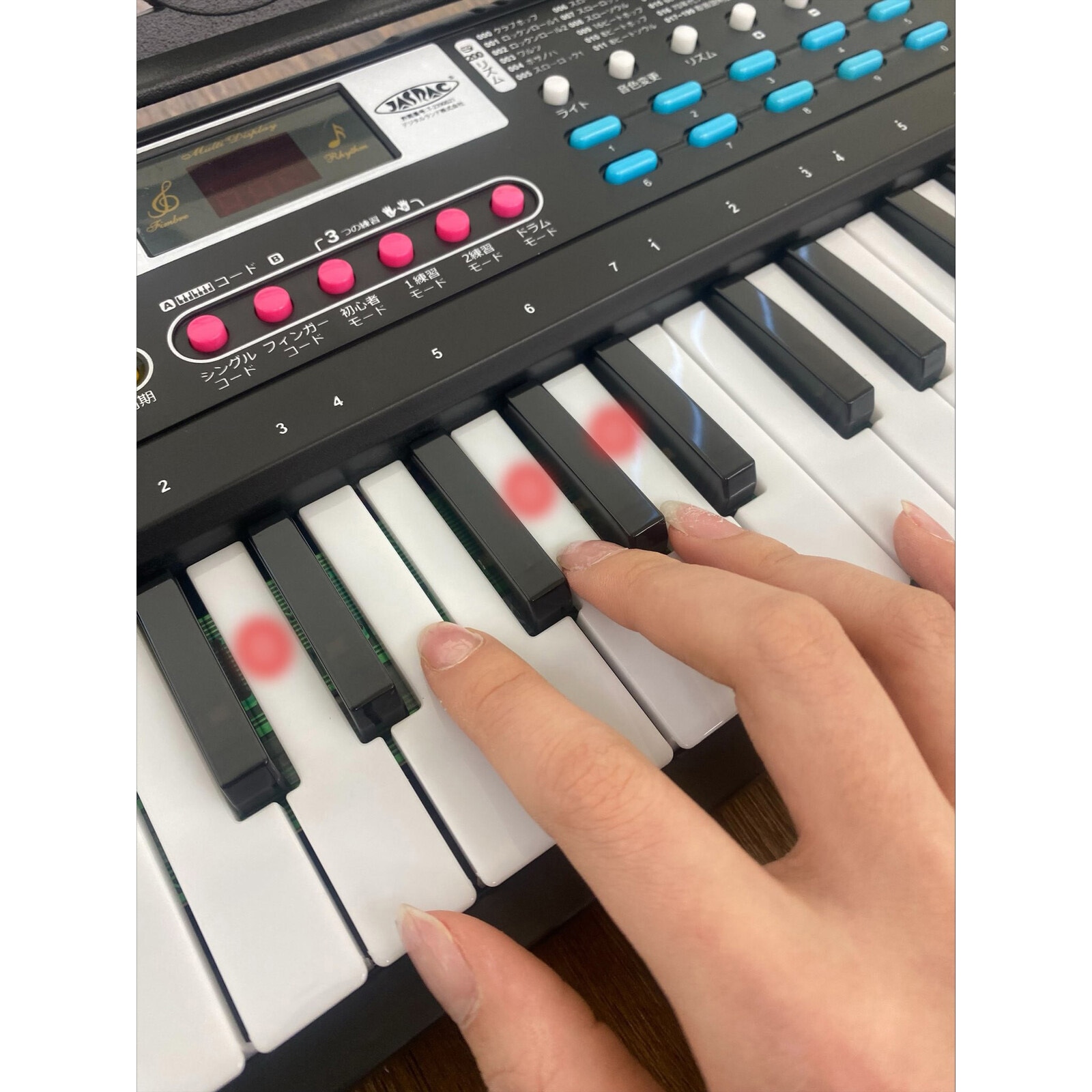 a31947 ガイド機能付き電子ピアノ ファミリー・ライフ 鍵盤数61鍵盤