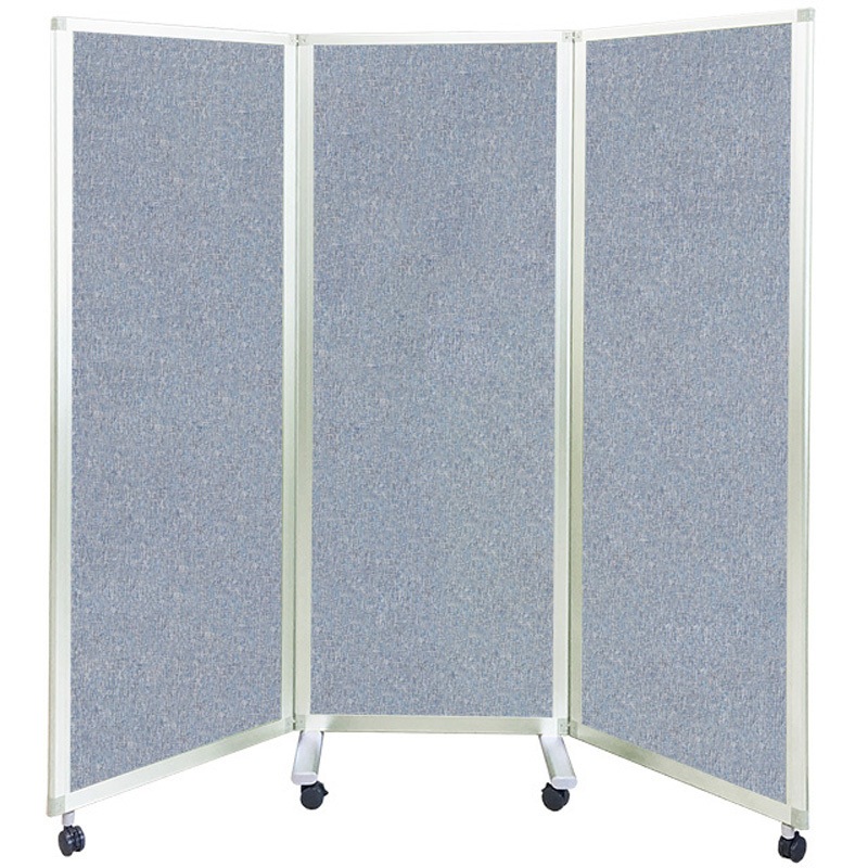 F3S1818SXB-S 吸音3連スクリーン 東京ブラインド工業 サックスブルー色   F3S1818SXB-S