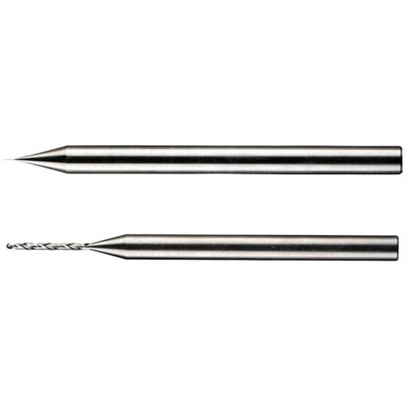 CDR0.07-10D 超硬ドリル ドリーマーシリーズ(ノンコート) 精密微細穴加工用 F.P.(エフ・ピー・ツール) 刃径0.07mmシャンク径3mm全長40mm