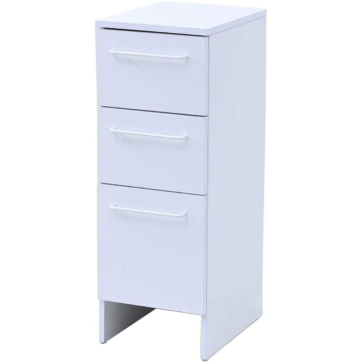 ALR-8530(WH) ランドリーチェスト ロータイプ YAMAZEN(山善) 幅30cm 1