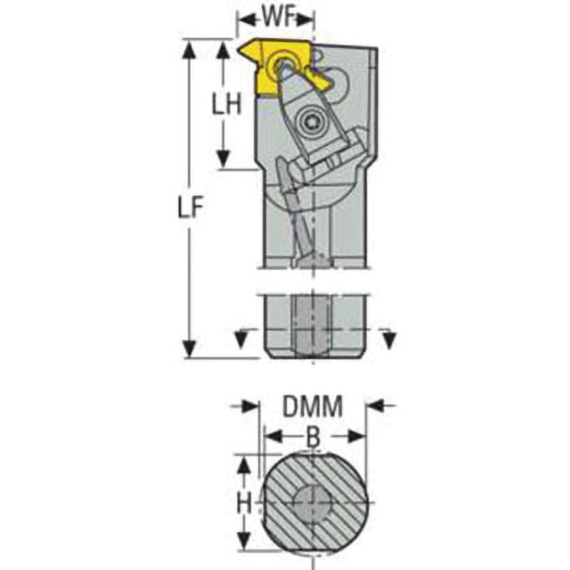 CNR0040T20AHD 旋削 ねじ切り用ホルダー CNR(AHD) セコ・ツールズ