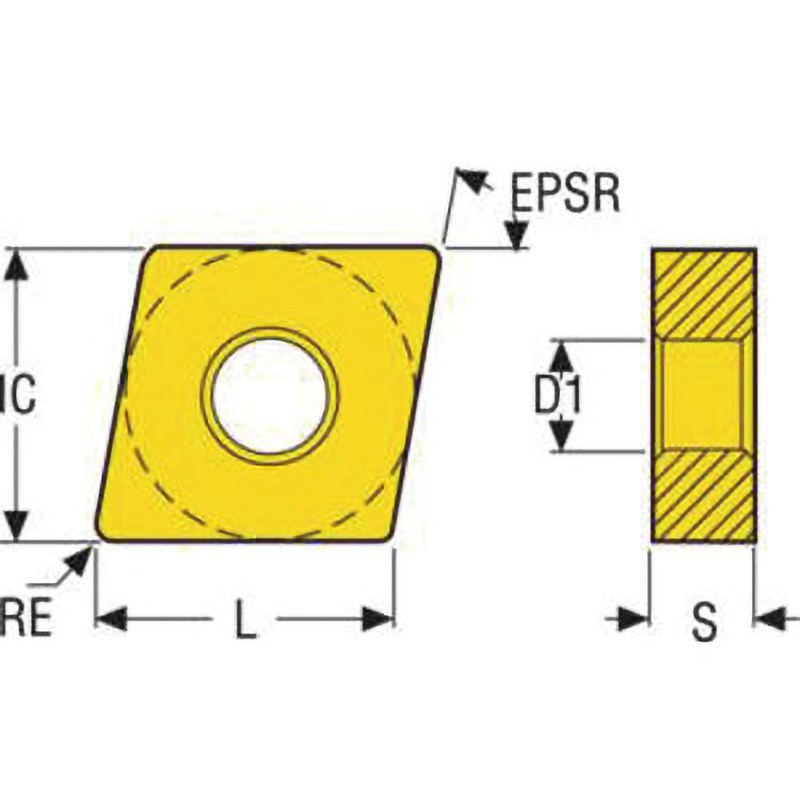 CNMG160616-MR7 旋削ISOネガインサート(超硬/サーメット)鋼用CVD セコ・ツールズ・ジャパン 材種TP2501  1箱(10個) CNMG160616-MR7 12,395円