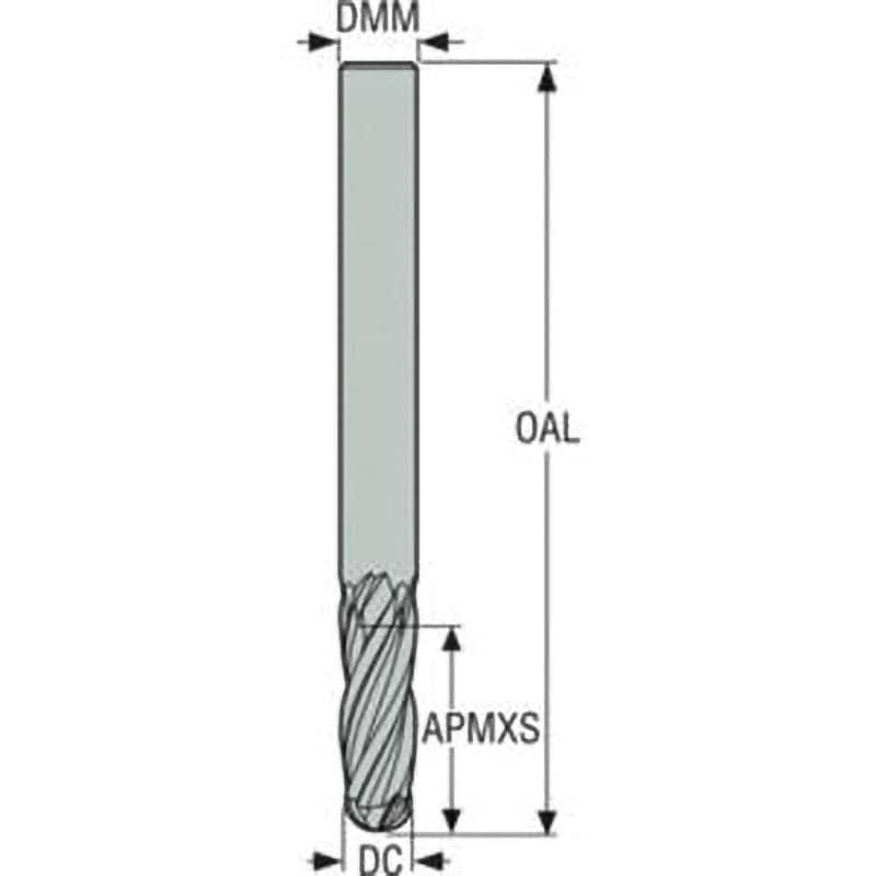 JS534030D1B.0Z4-NXT JABRO Solid2 エンドミル(R534 4枚刃) 1個 セコ・ツールズ・ジャパン 【通販モノタロウ】