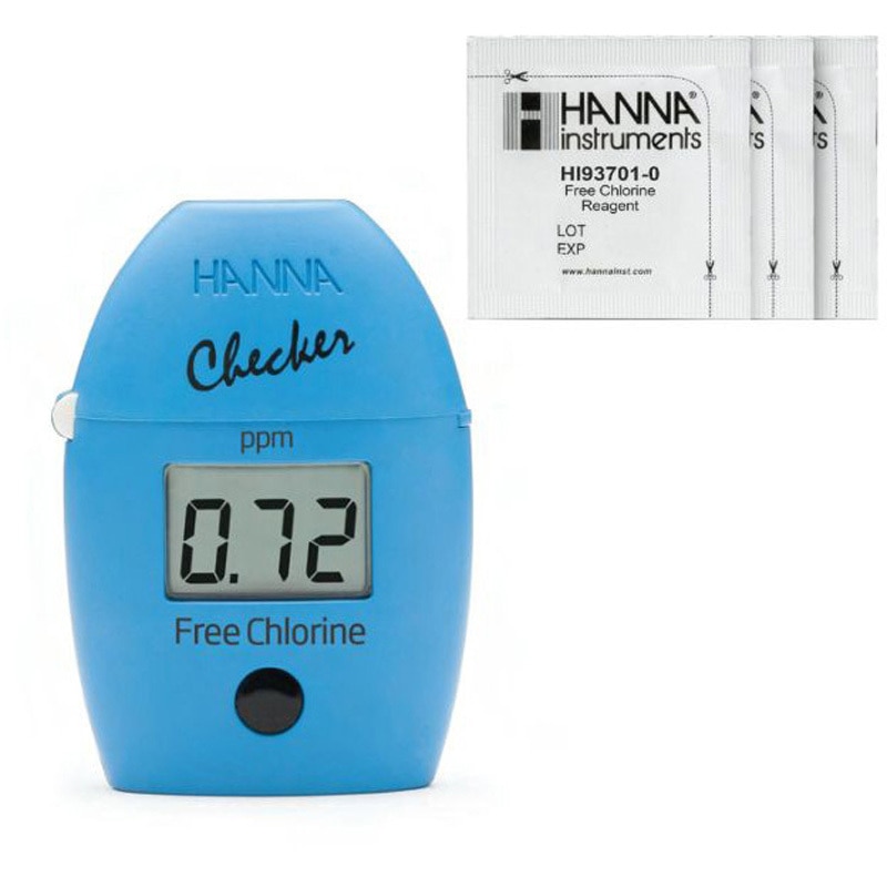 HI 701+HI 93701-01 プール向け残留塩素濃度計 HANNA(ハンナ