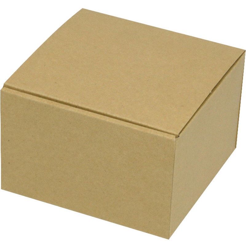 EE-581 お好みBOX 両面クラフト ヤマニパッケージ 形状1枚組立式 15 正方サイズ 1ケース(100枚) EE-581