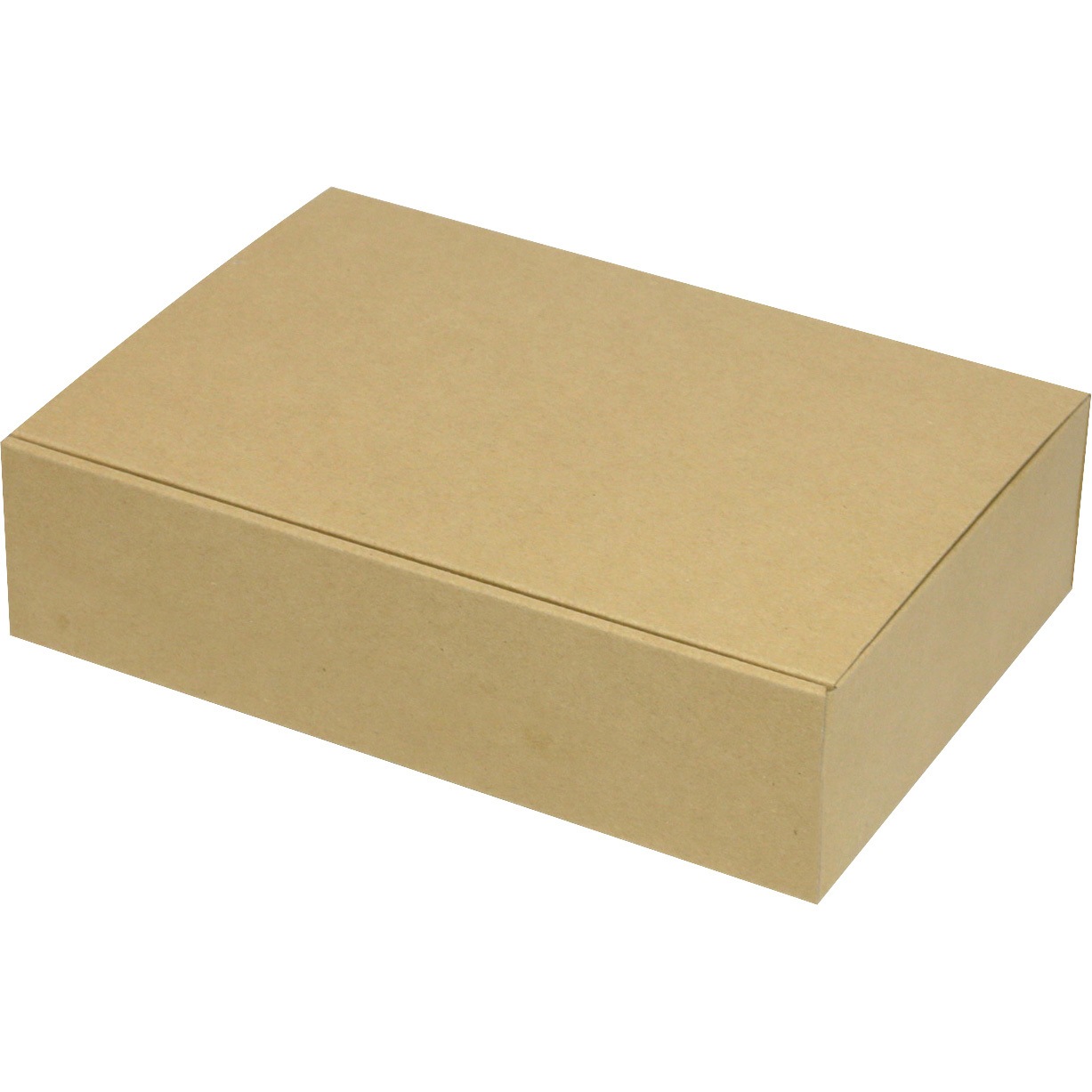 EE-585 お好みBOX 両面クラフト ヤマニパッケージ 形状1枚組立式 19 長方サイズ 1ケース(100枚) EE-585