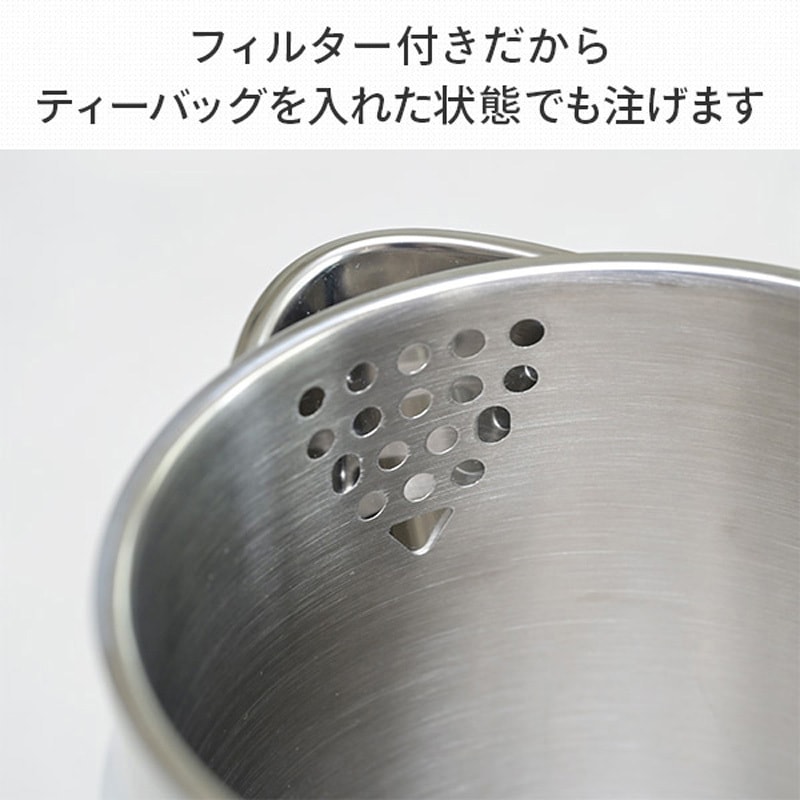 YKPA-1215(B) 電気ケトル 1.5L フィルター付き YAMAZEN(山善) ブラック