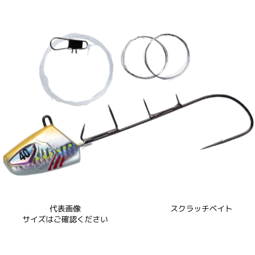 SW-409 船太刀魚テンヤ 速掛型 フッ素コーティングフック 40号