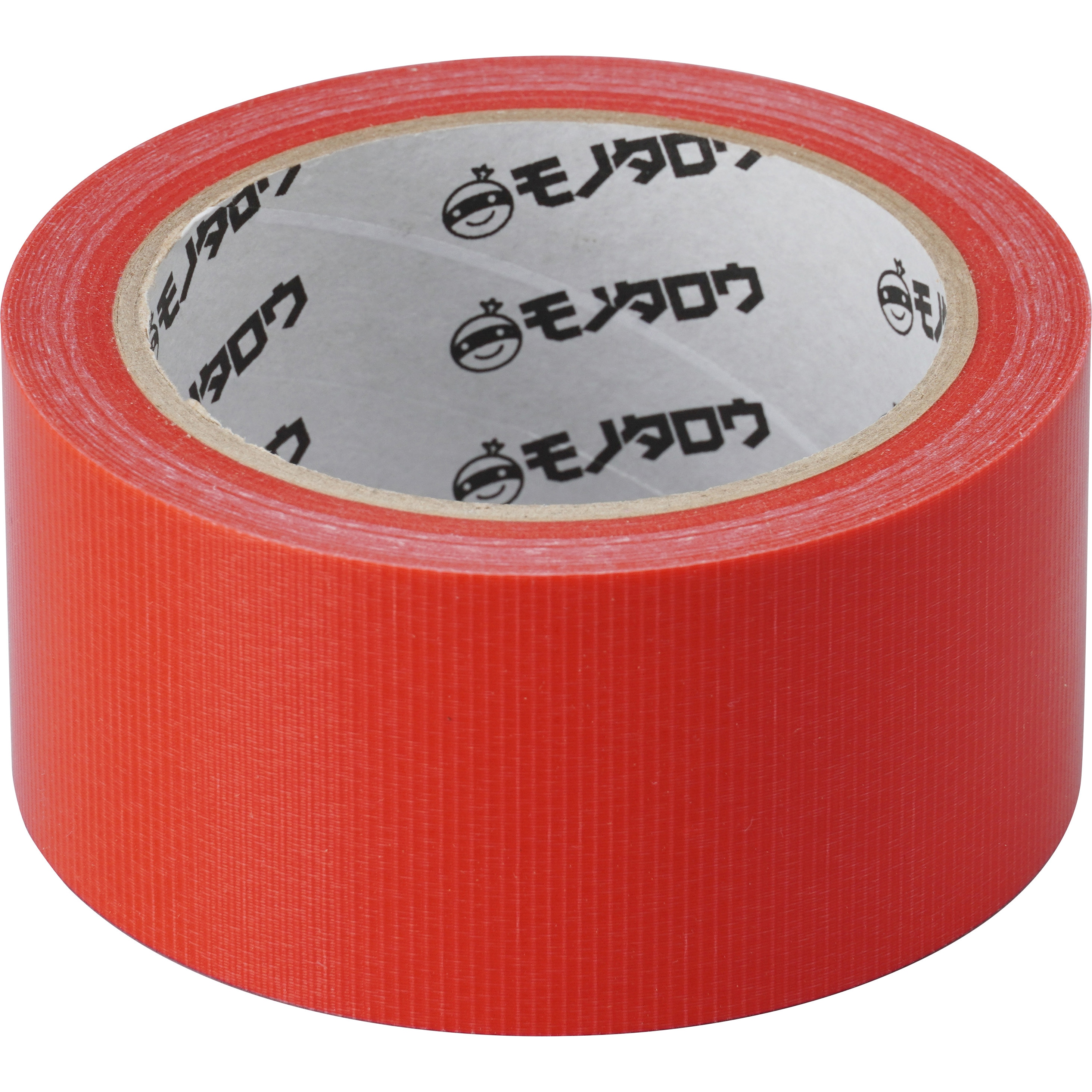 養生テープ 弱粘着 モノタロウ ポリエチレンクロス基材 赤色 テープ幅50mmテープ長さ25m 1箱(30巻)