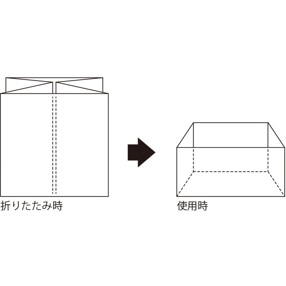 GB-1-02-100 LLDPE製 ガゼット透明パレットカバー 天掛タイプ GB-1-02-100 LLDPE製 ガゼット透明パレットカバー 天掛タイプ