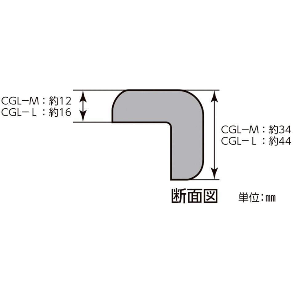 【専用】りん♪様 246354 トラ柄コーナー用ガードクッション L型タイプ 黄/黒 日本緑十字