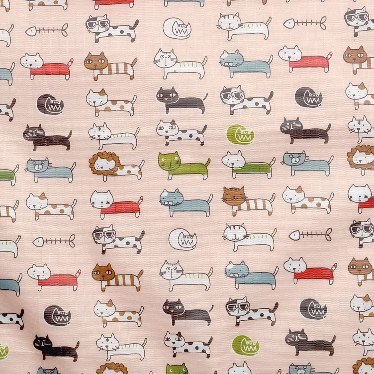 15-5038-32 CHARMISS(シャルミス) ショッピングカート ネコ柄 ウノフク