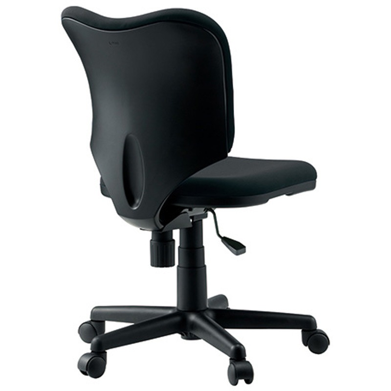 KC-A92SL BK 事務用チェア プロップ(肘なし)(組立サービス付き) プラス[家具] ブラック色 高さ790～903mm幅562mm奥行576mm  KC-A92SL BK