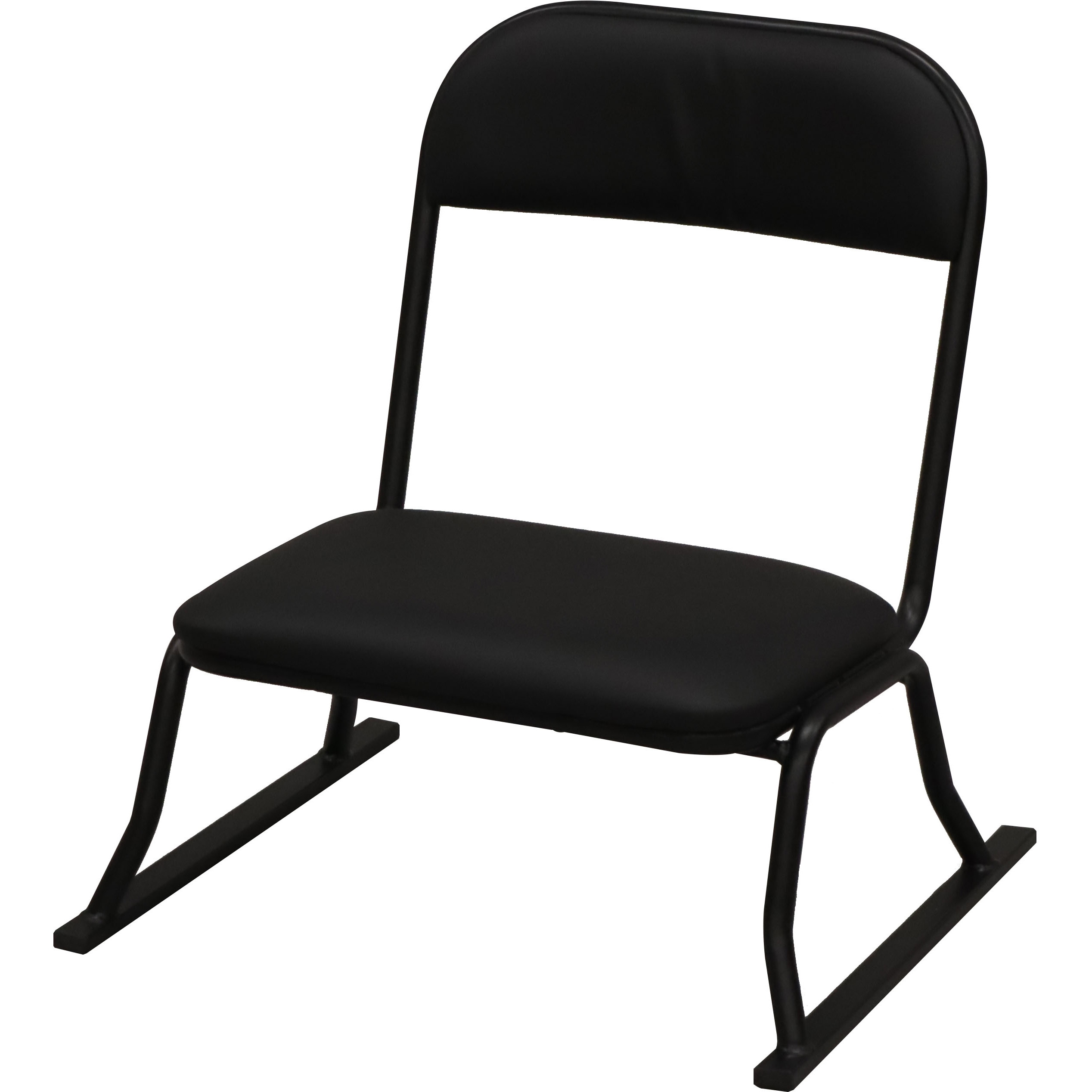 RCL-100 楽座椅子ロータイプ AIS (エイ・アイ・エス) ブラック色 高さ