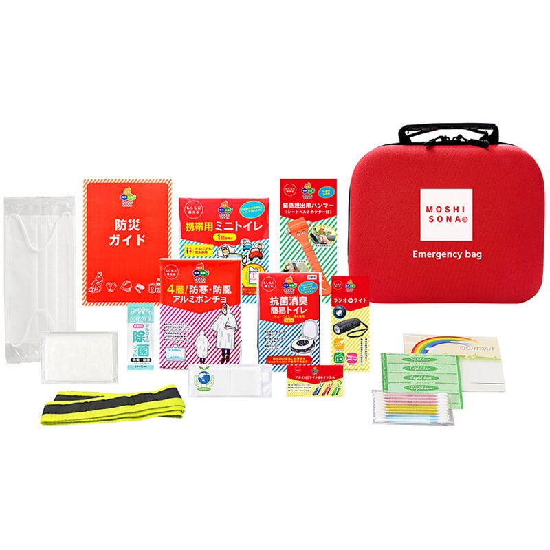 33255 エマージェンシーdeバッグ車載15点セット 1セット ボウエキ(BOUEKI) 【通販モノタロウ】