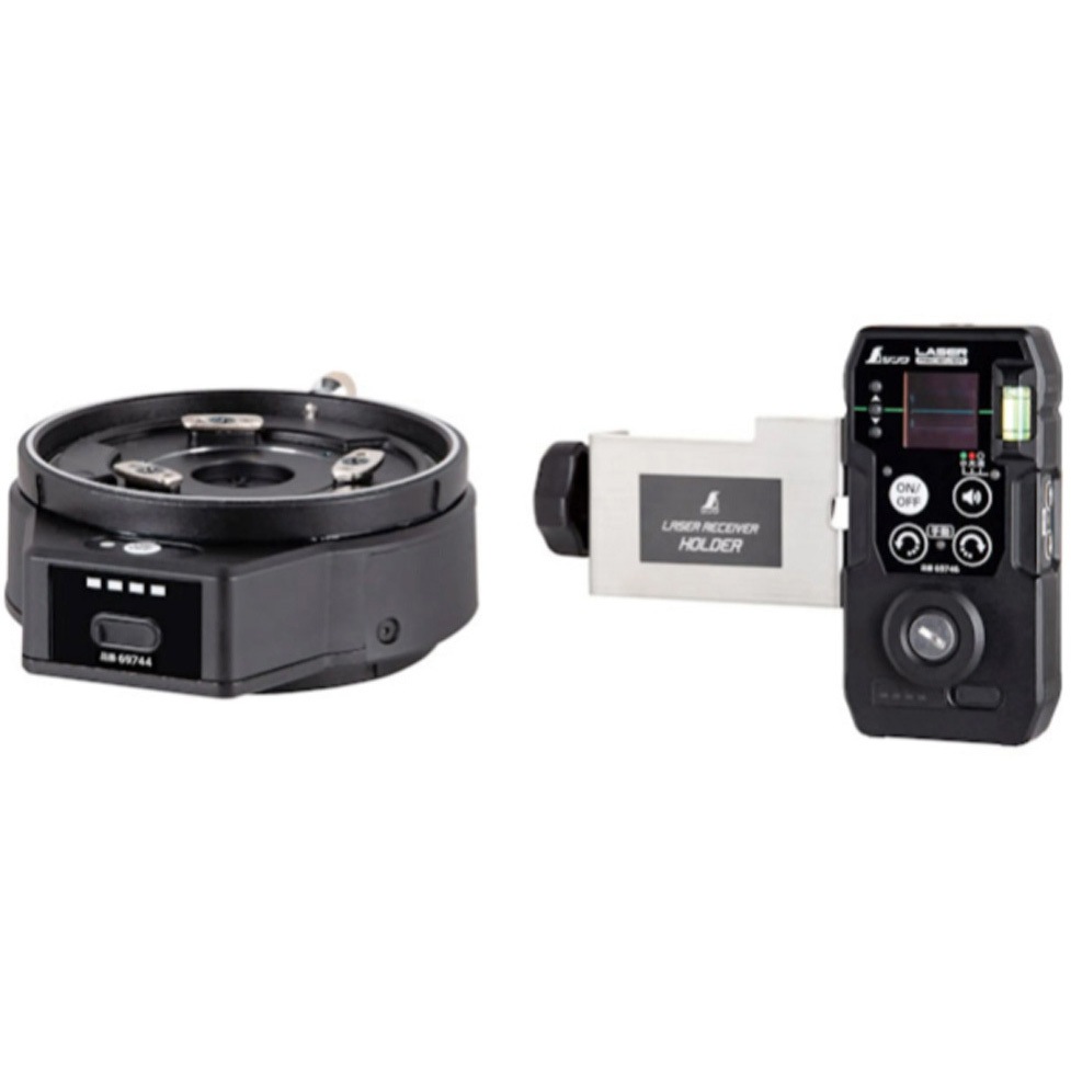 69738 LEXIA 自動追尾回転台 受光器セット レッド用 アルミケース付 1セット シンワ測定 【通販モノタロウ】