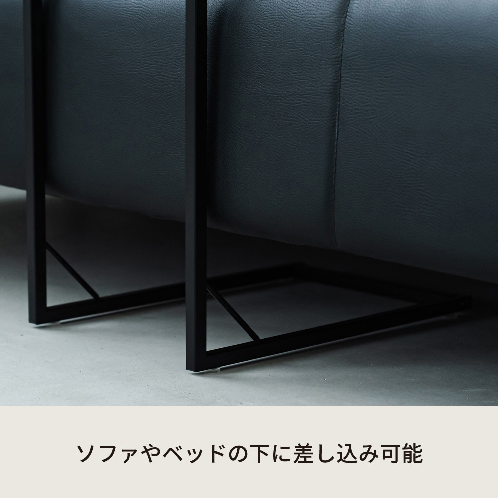 Ｘ様　♥Flexform サイドテーブル（3個口Ａ） NK-332 スクエアサイドテーブル ラテ 永井興産 ブラウン色 高さ530mm幅