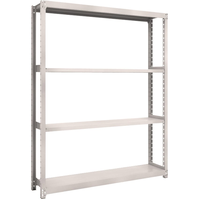 M2-7534 スチールラック M2型軽中量棚 単体 TRUSCO ネオグレー色 荷重1500kg 4段 高さ2107mm奥行309mm  M2-7534 22,485円