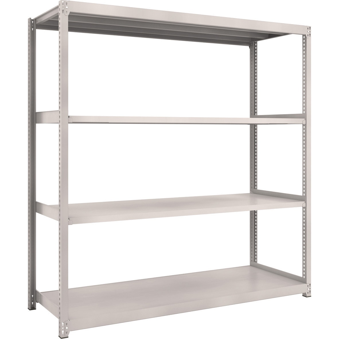 M2-7664 スチールラック M2型軽中量棚 単体 TRUSCO ネオグレー色 荷重1500kg 4段 高さ2107mm奥行609mm  M2-7664 31,837円