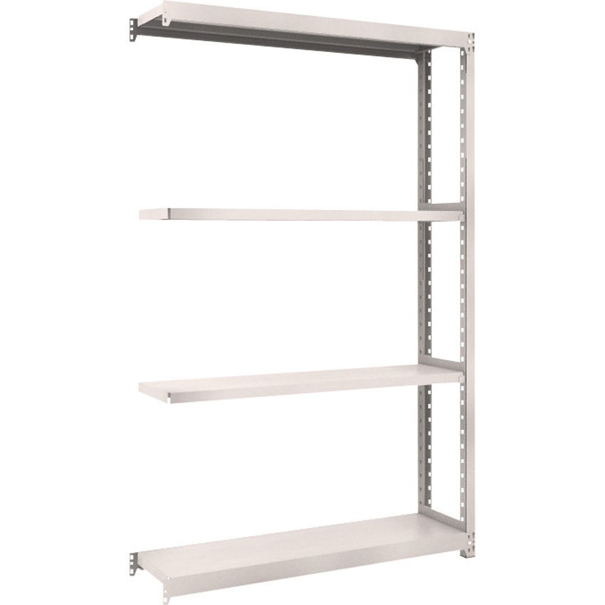 M2-7434B スチールラック M2型軽中量棚 連結 TRUSCO ネオグレー色 荷重200kg/段 4段 間口1160mm奥行309mm高さ2107mm  M2-7434B