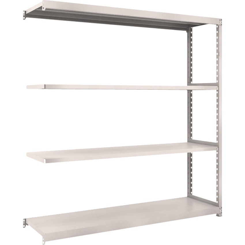 M2-7644B スチールラック M2型軽中量棚 連結 TRUSCO ネオグレー色 荷重200kg/段 4段 間口1760mm奥行459mm高さ2107mm  M2-7644B