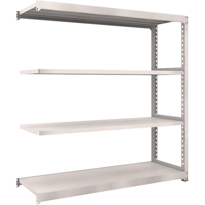 M5-7354B スチールラック M5型中量棚 連結 TRUSCO ネオグレー色 荷重500kg/段 4段 間口900mm奥行481mm高さ2111mm  M5-7354B